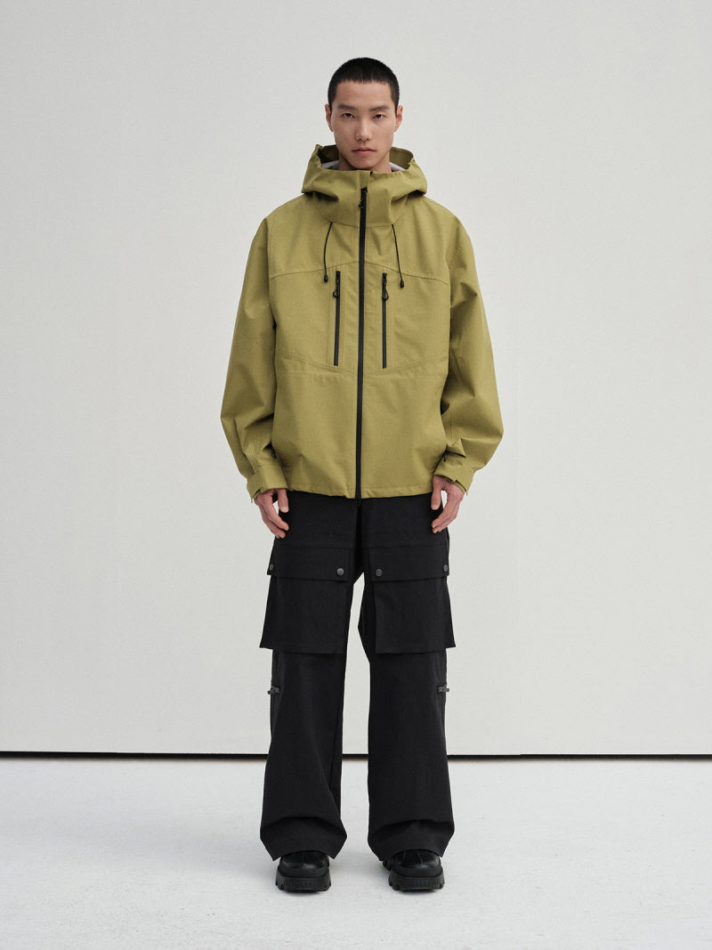 Hard Shell Waterproof Hooded Jacket