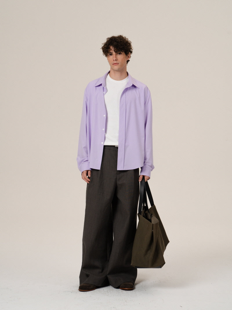 Lilac Bamboo Relax Shirt