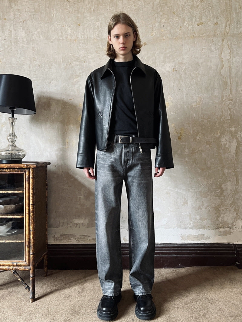 Waxed Grey Vintage Denim