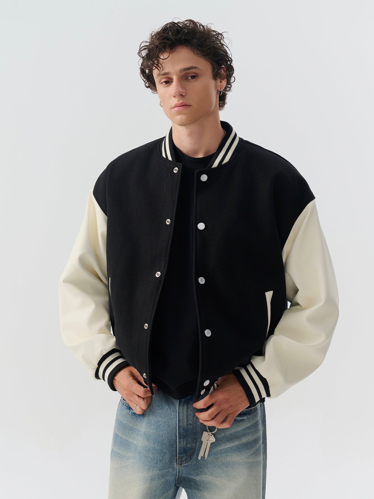 American Retro Style Baseball Jacket