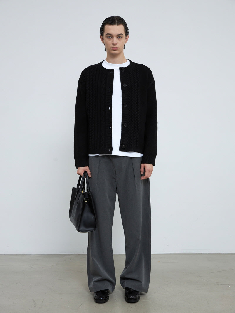 TR Blend Pleated A-Line Trousers
