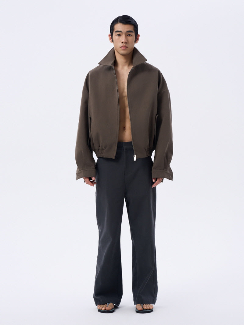 Brown Minimal Jacket