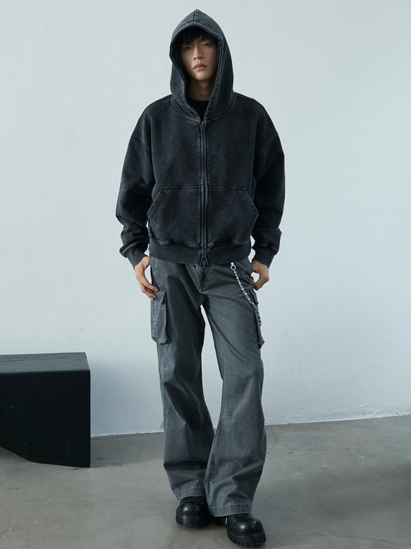 Heavy Cotton Terry Zip Hoodie