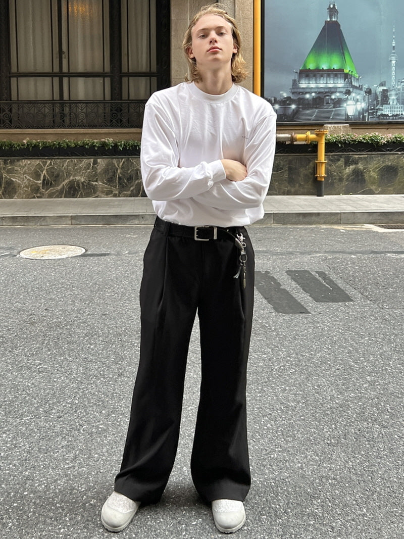 Silky Drape Bootcut Trousers