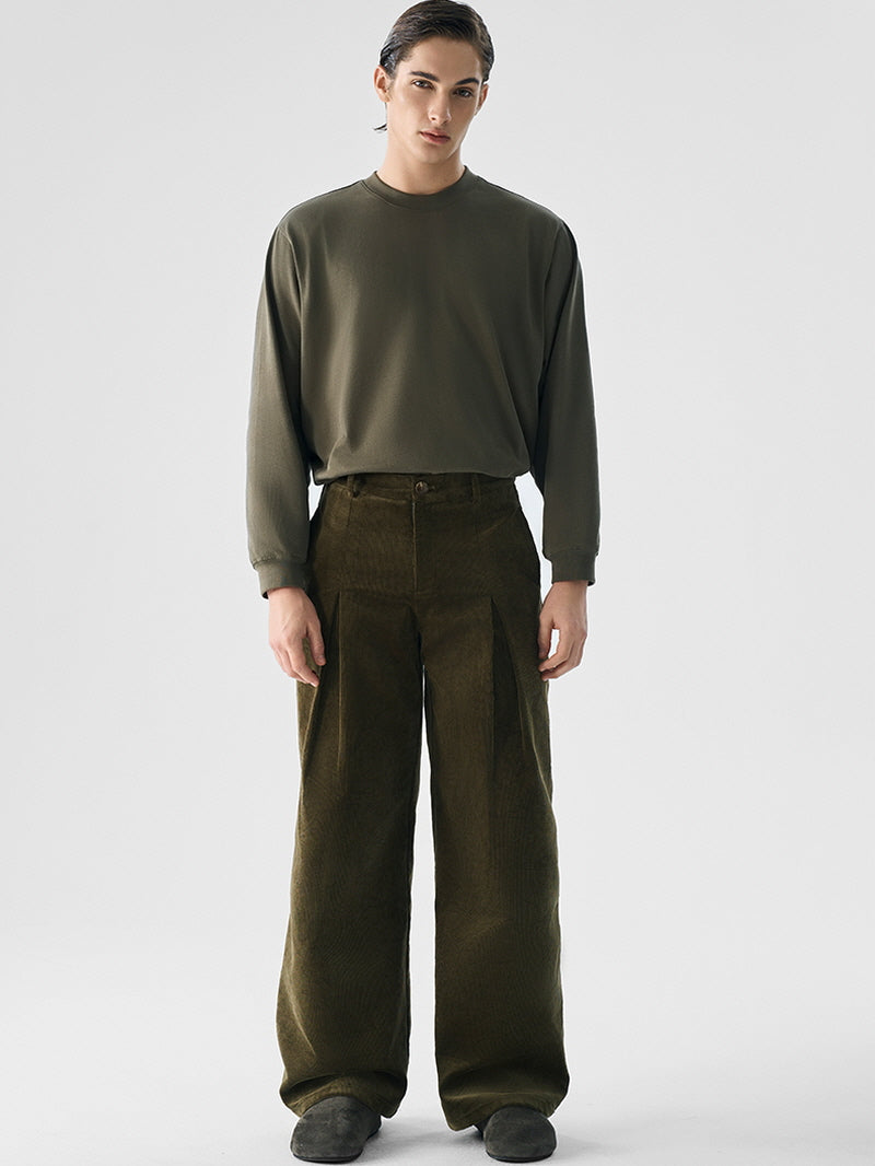 Boxy Short Pima Cotton Long-Sleeve Tee