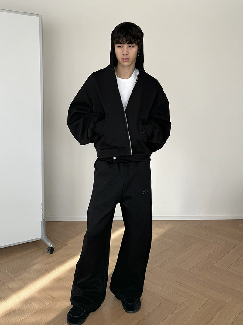 Boxy Heavyweight Tricolor Hoodie