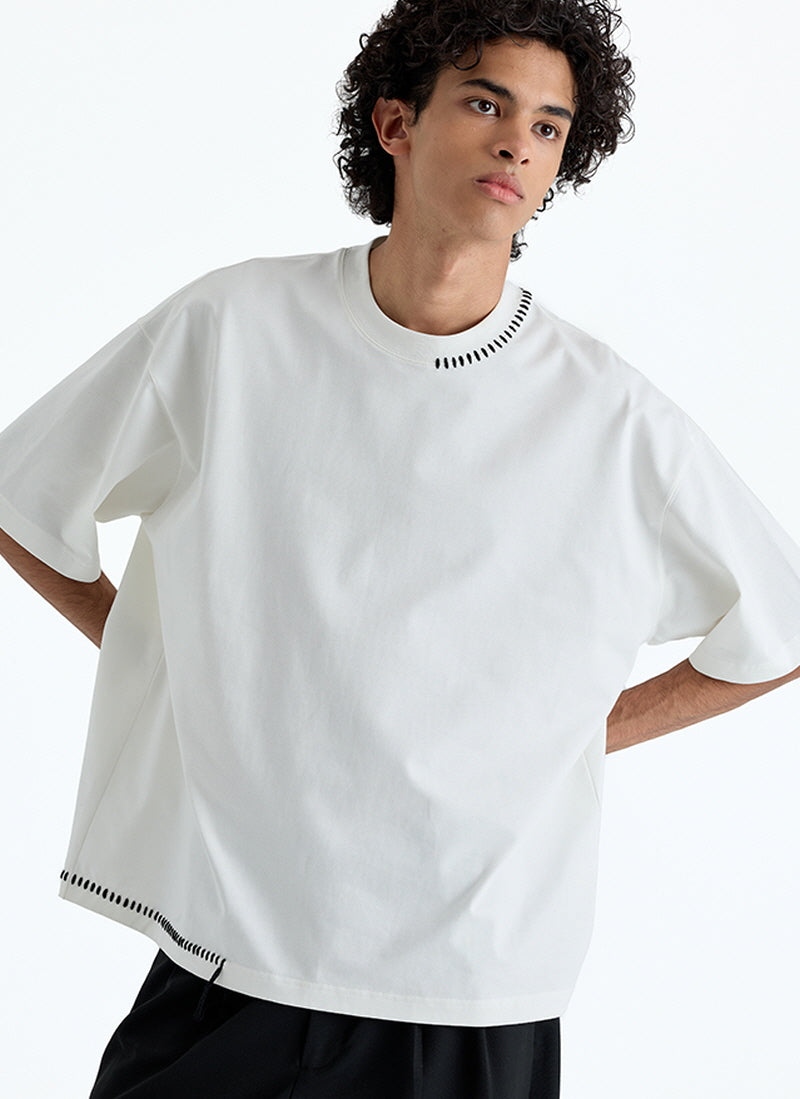 Hand-Stitched Tassel Tee