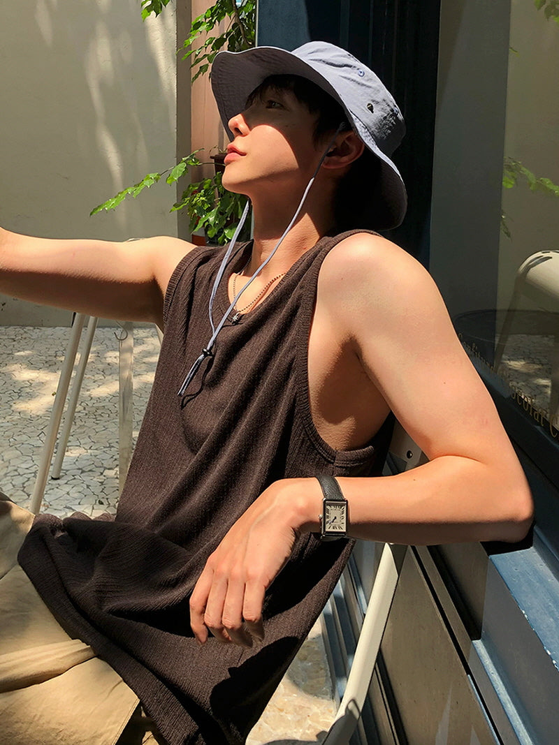 Summer Solid Casual Vest