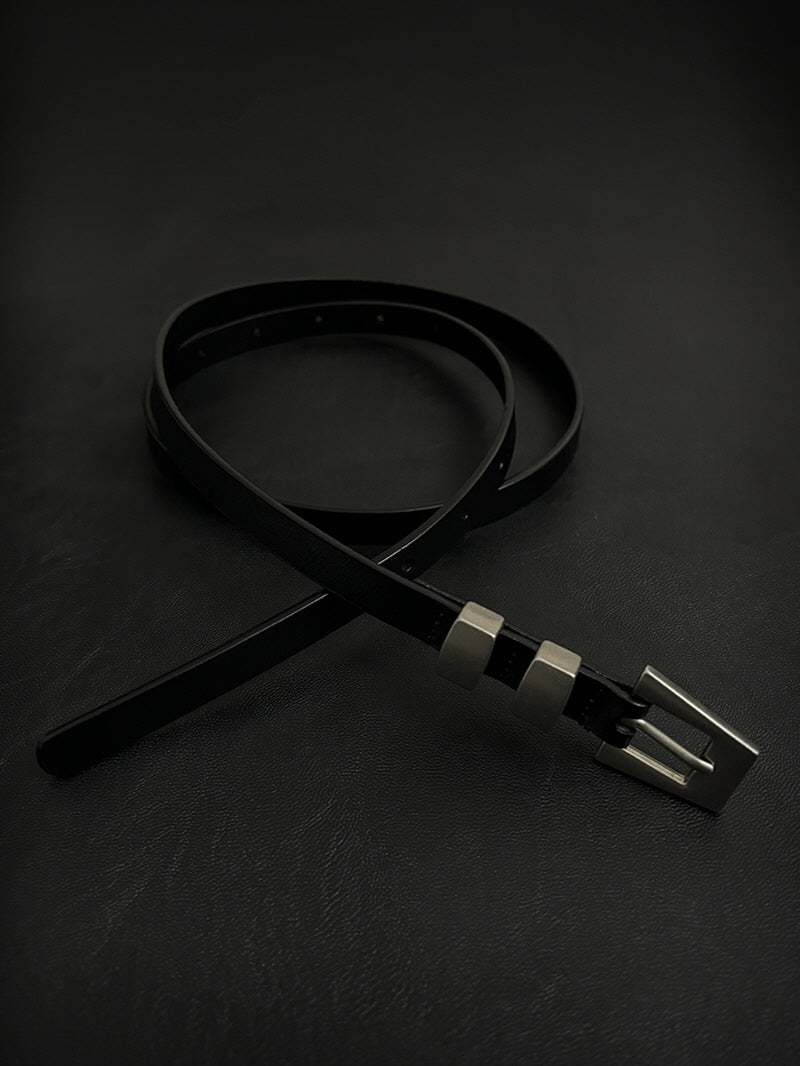 Lumera Trapezoid Leather Belt