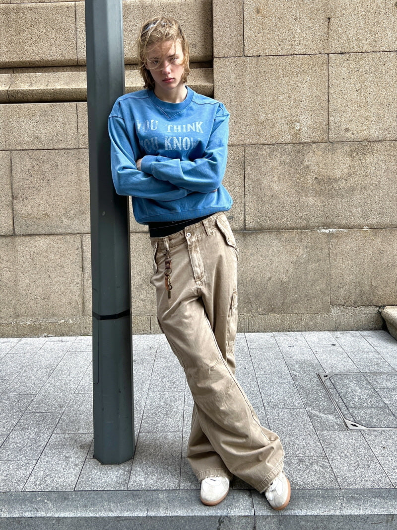 Vintage Washed Cargo Pants