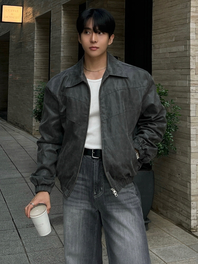 Retro Cropped Lapel Jacket