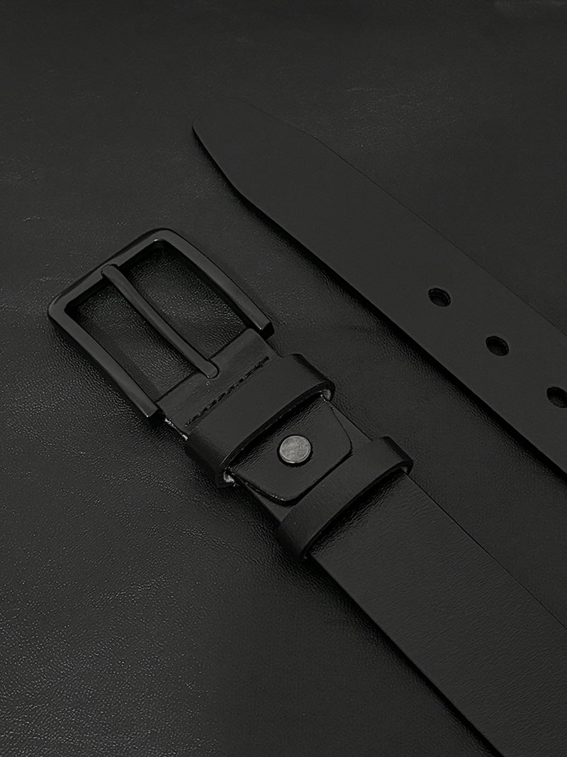 Classic Black Buckle Belt