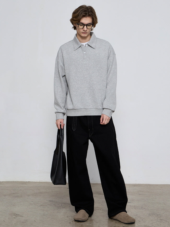 Air Layer Polo Sweatshirt