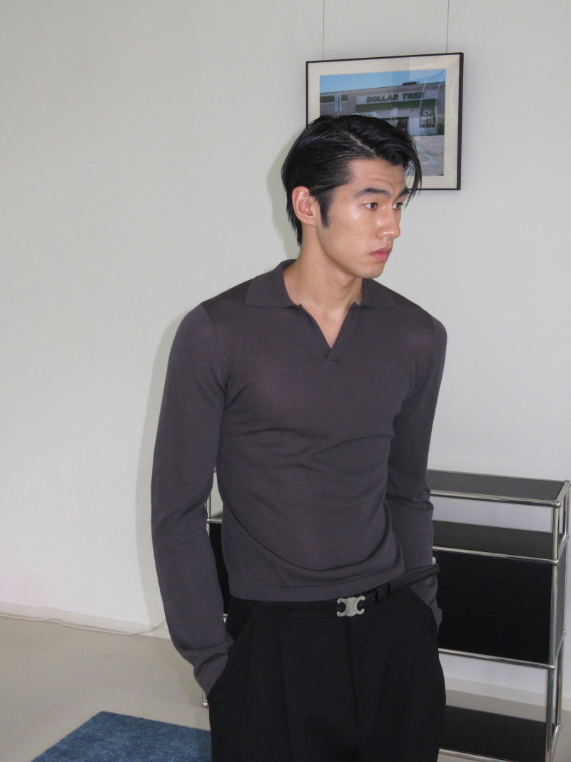 Multi-Color Slim Polo Top