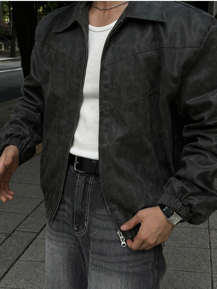 Retro Cropped Lapel Jacket