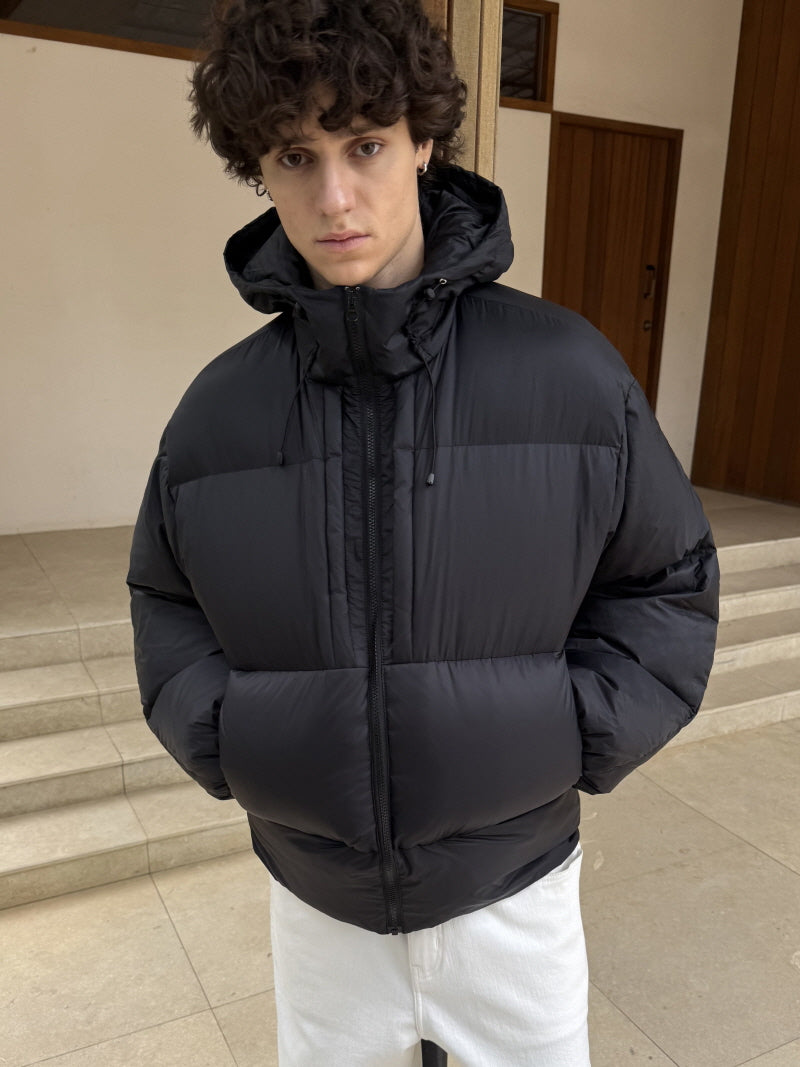 High-Neck Bread Down Jacket