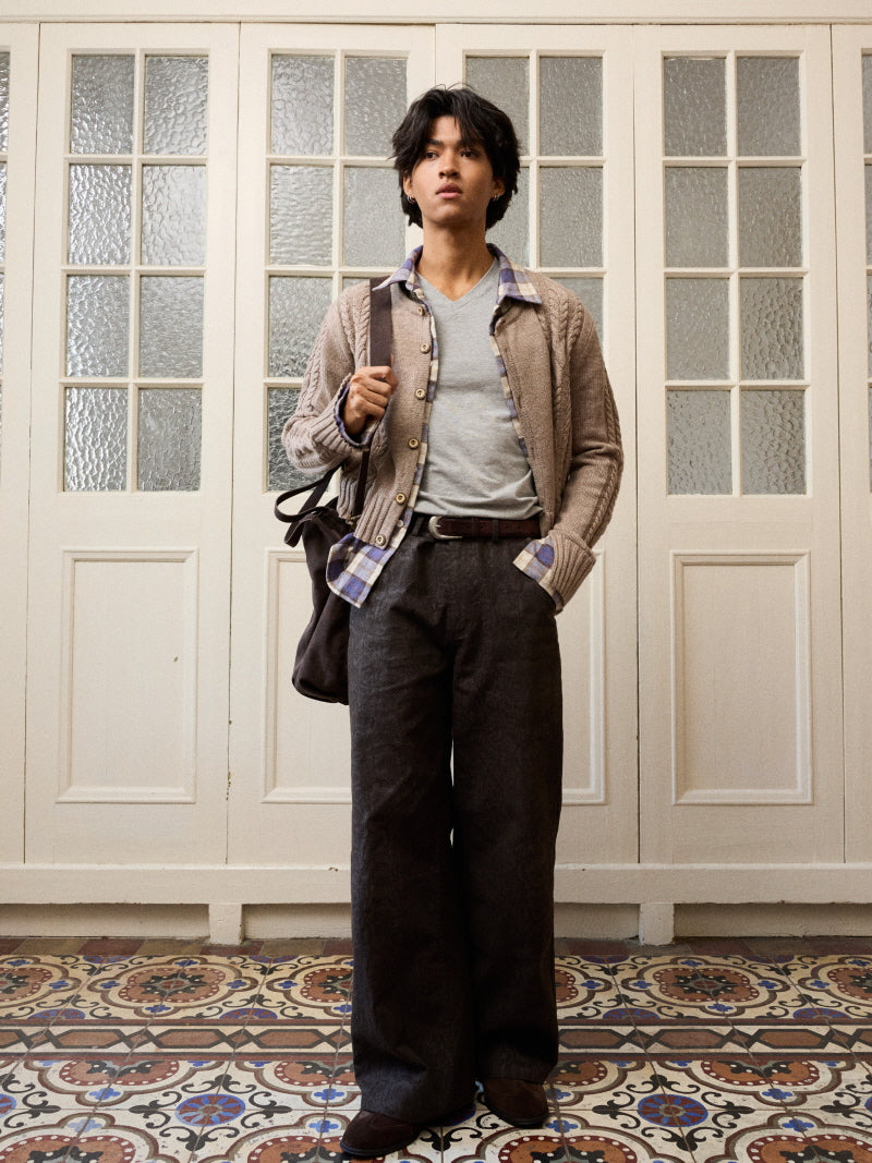 Floral Twist Layered Cardigan