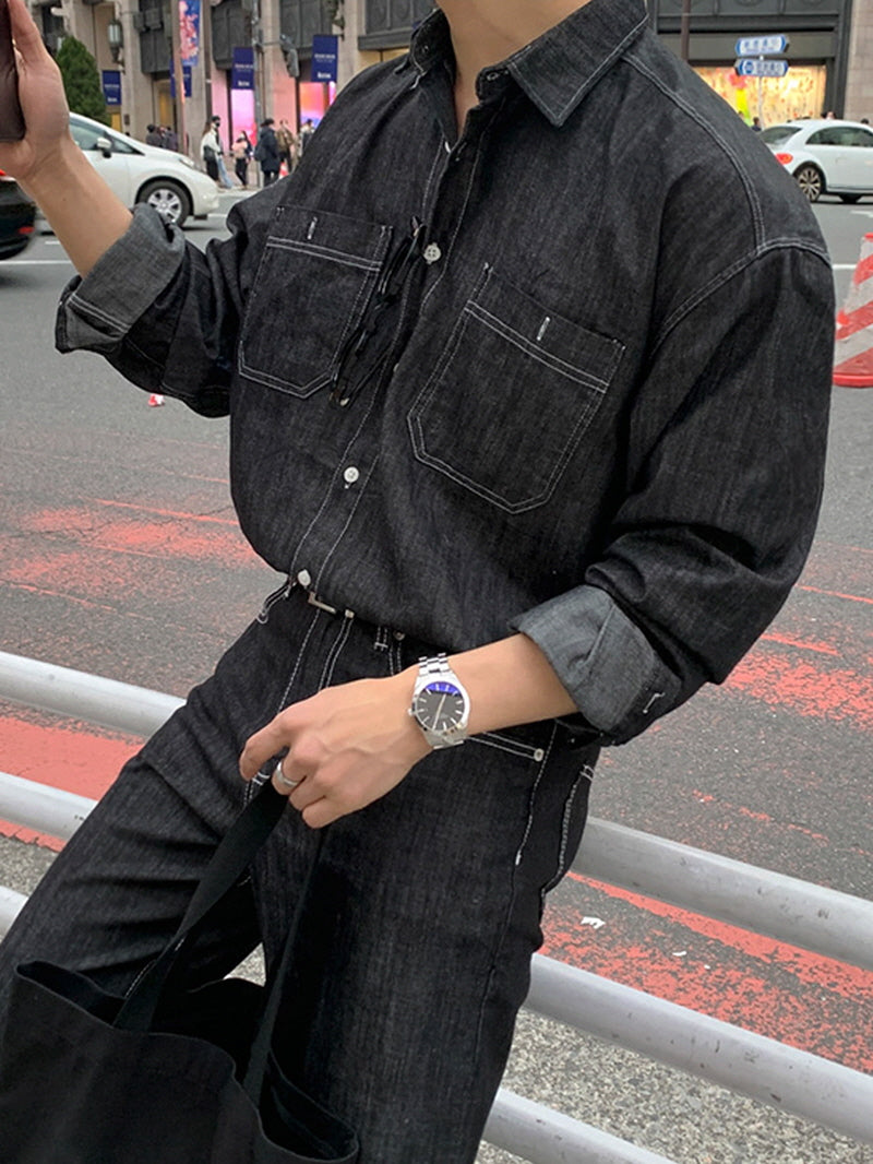 Heritage Retro Straight Denim Jeans