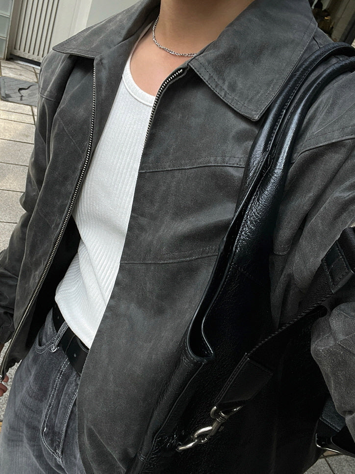 Retro Cropped Lapel Jacket