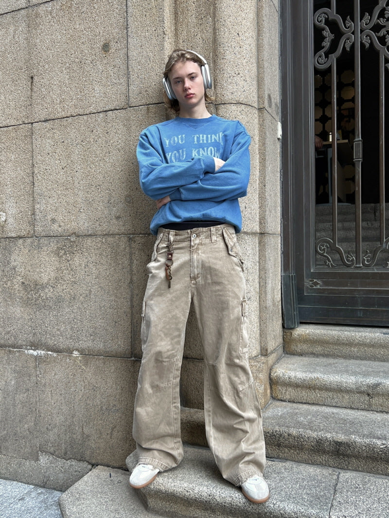 Vintage Washed Cargo Pants