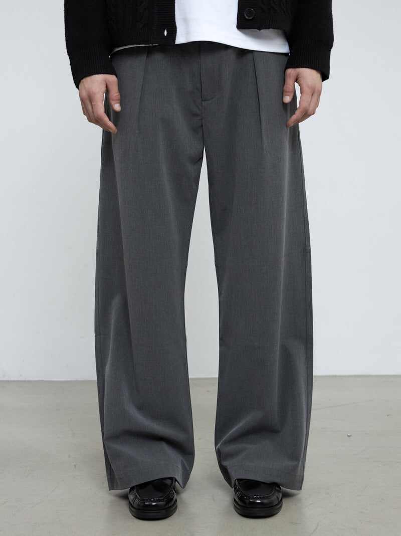 TR Blend Pleated A-Line Trousers