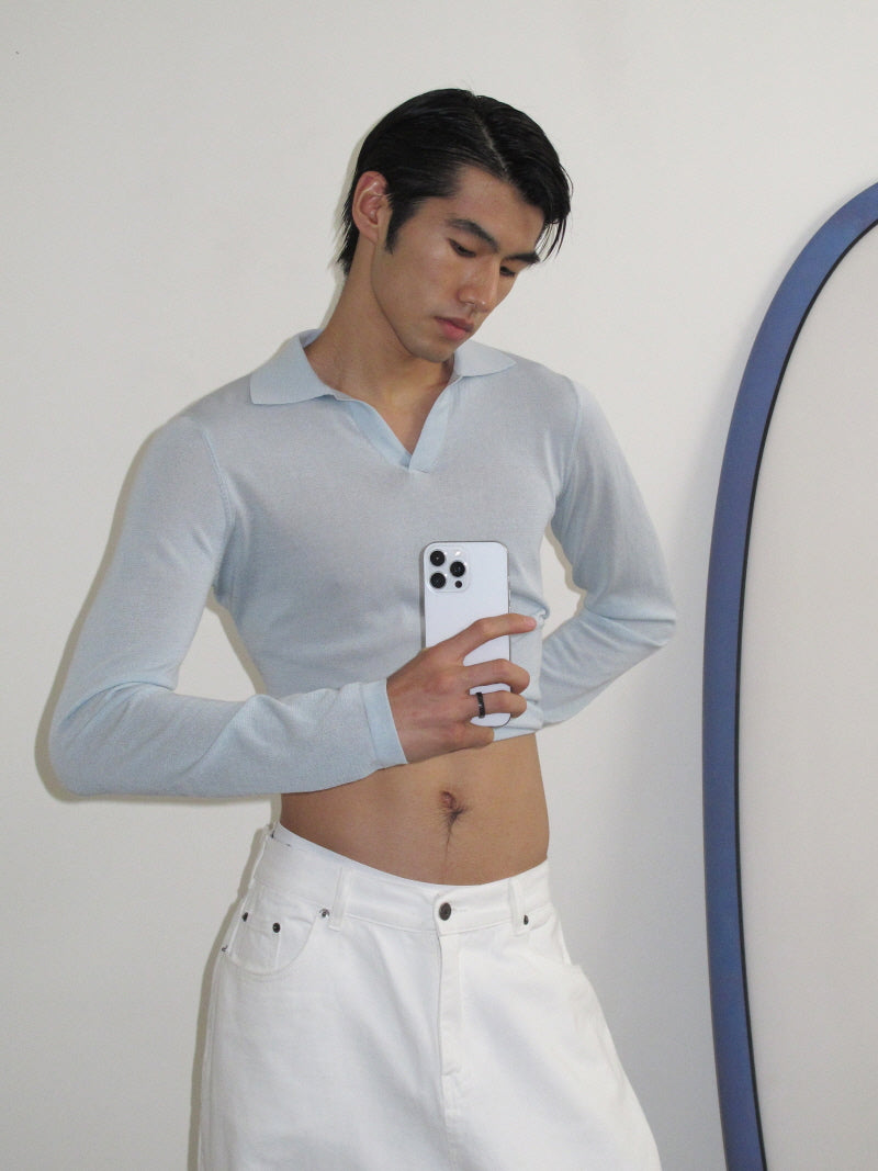 Multi-Color Slim Polo Top