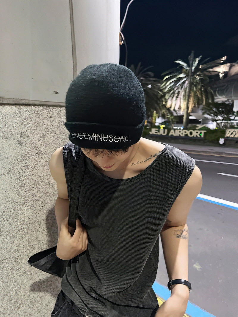 Vintage Waffle Washed Vest