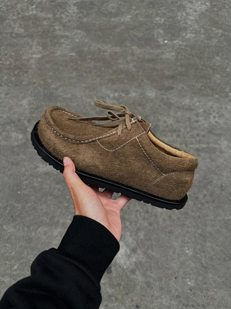 Platform Cargo Leather Shoes