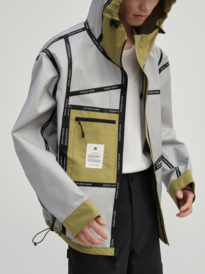 Hard Shell Waterproof Hooded Jacket