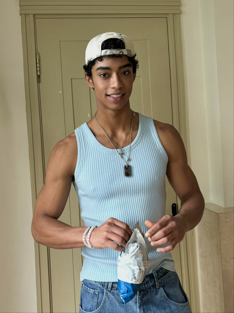 Fresh Blue Stretch Vest