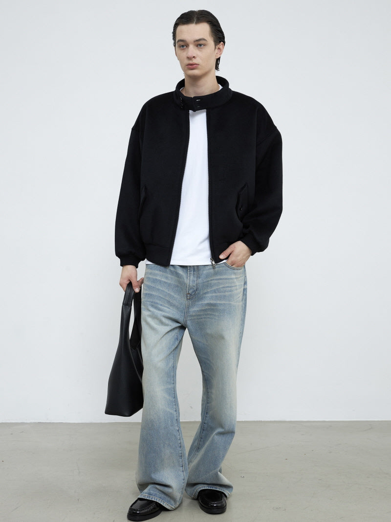 Wool Harrington Jacket