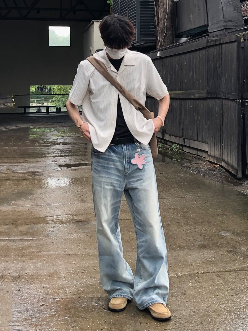 Nevada Washed Straight Jeans