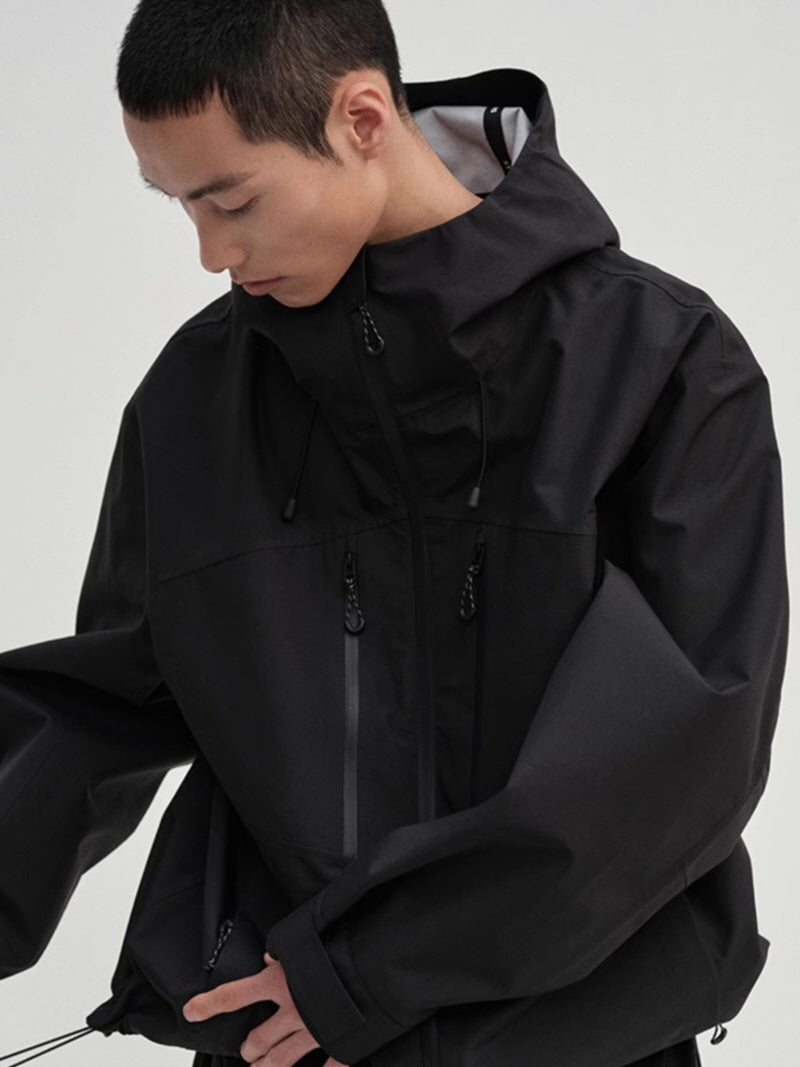 Hard Shell Waterproof Hooded Jacket