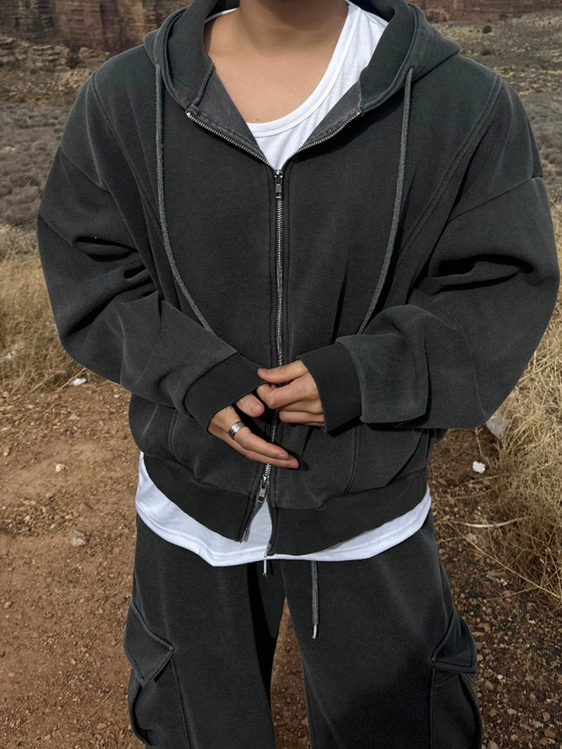 Street Zip Hood Sweat