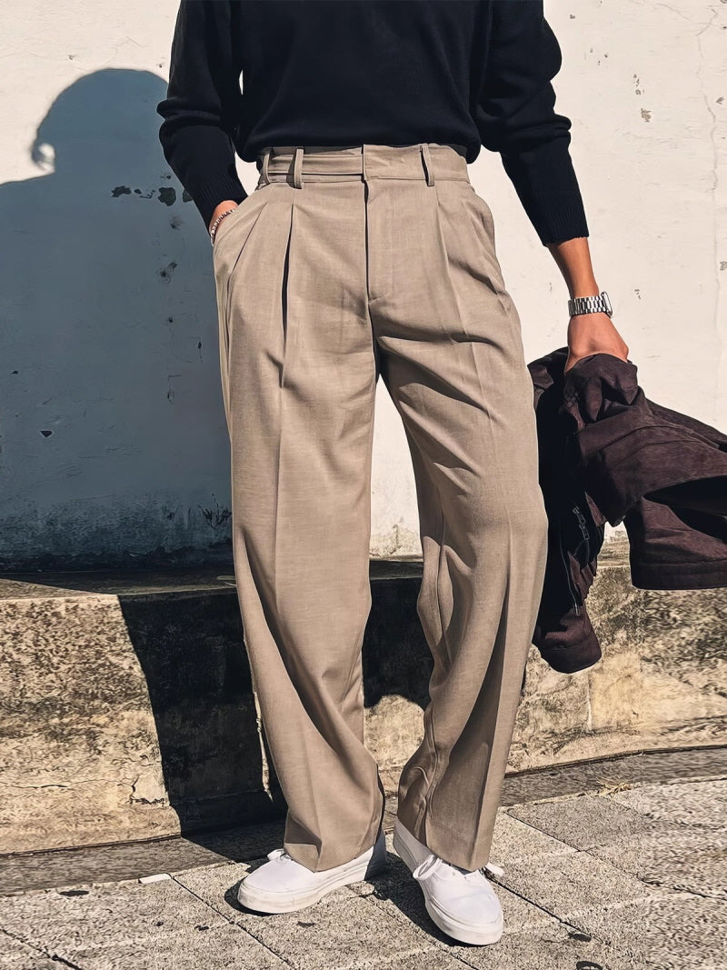 Thin Straight Slacks