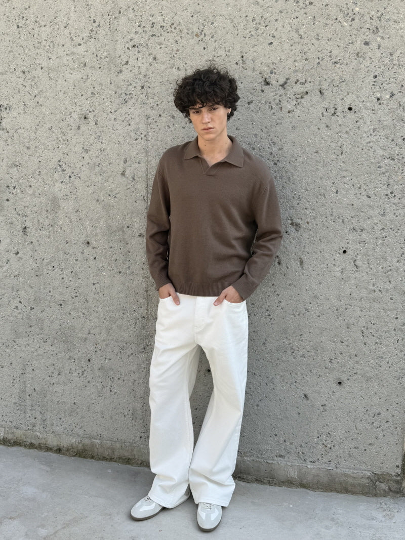 Vintage Stretch White Denim