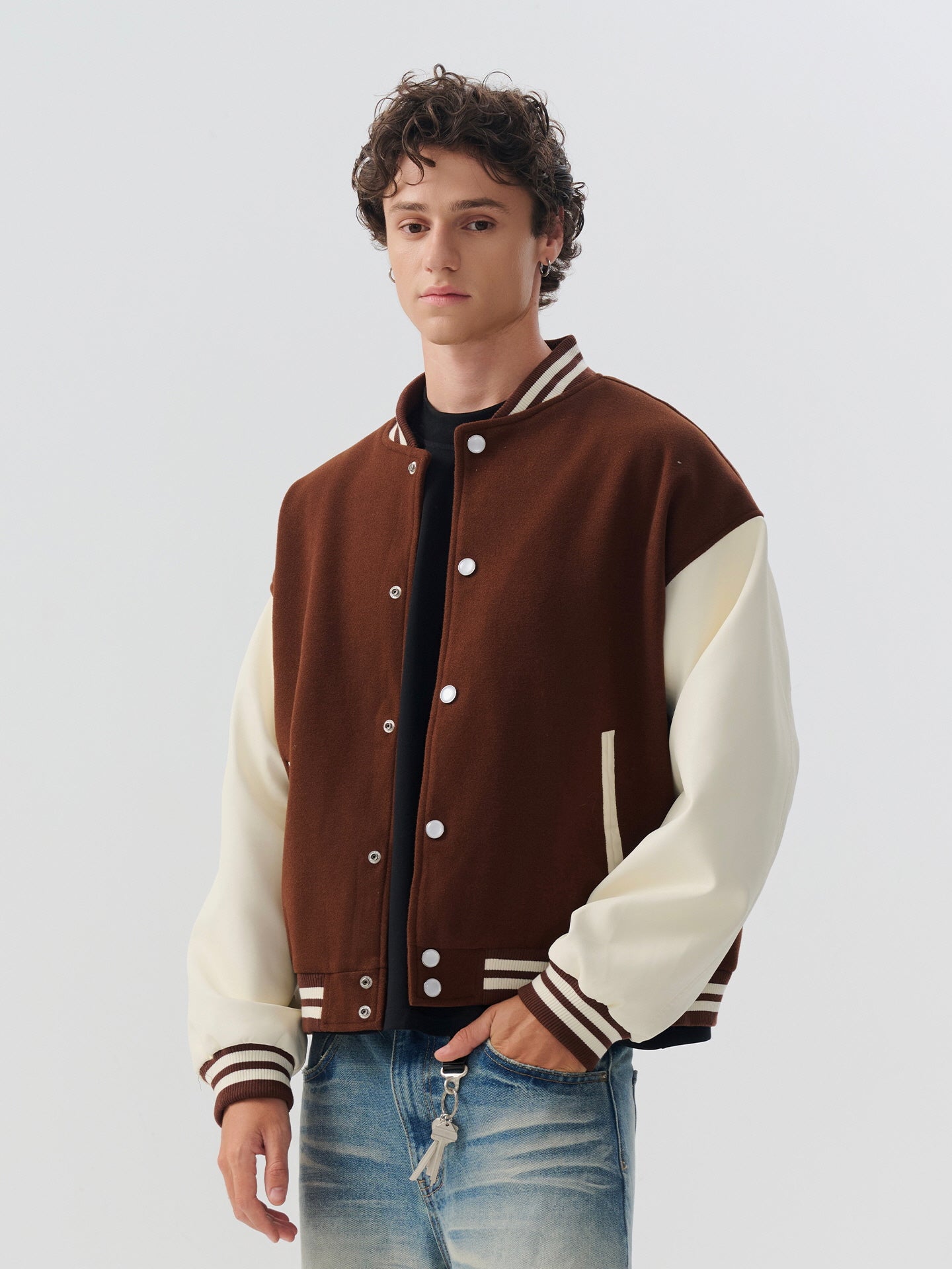 American Retro Style Baseball Jacket