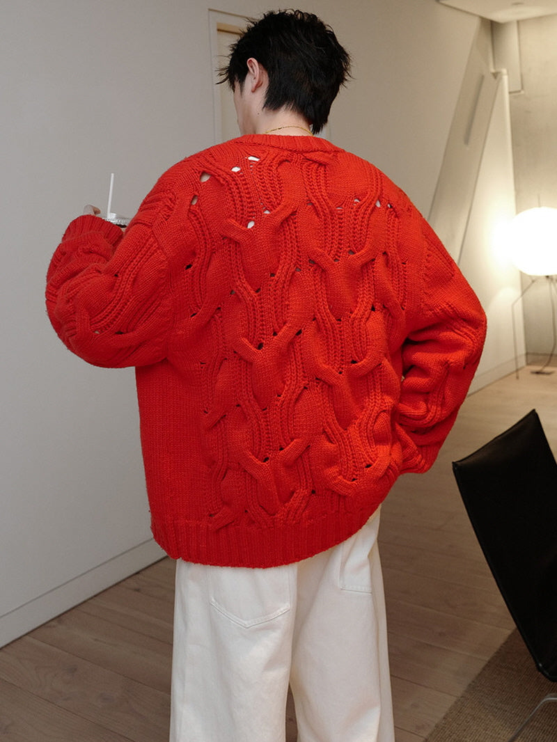 Effortless Crew Knit Cardigan