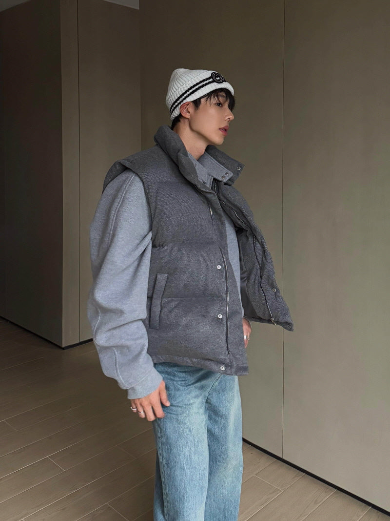 Winter Duck Down Padded Vest