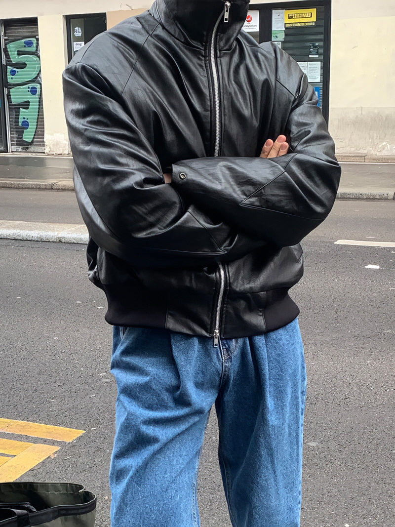 Fleece-Lined Motorcycle Jacket