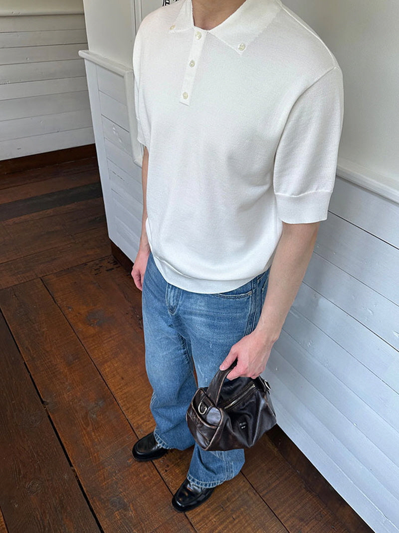 Lyocell Tencel Polo Shirt
