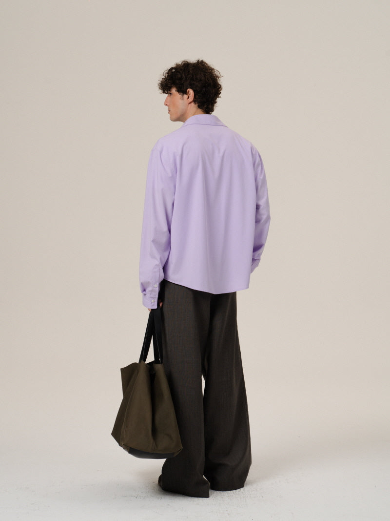 Lilac Bamboo Relax Shirt