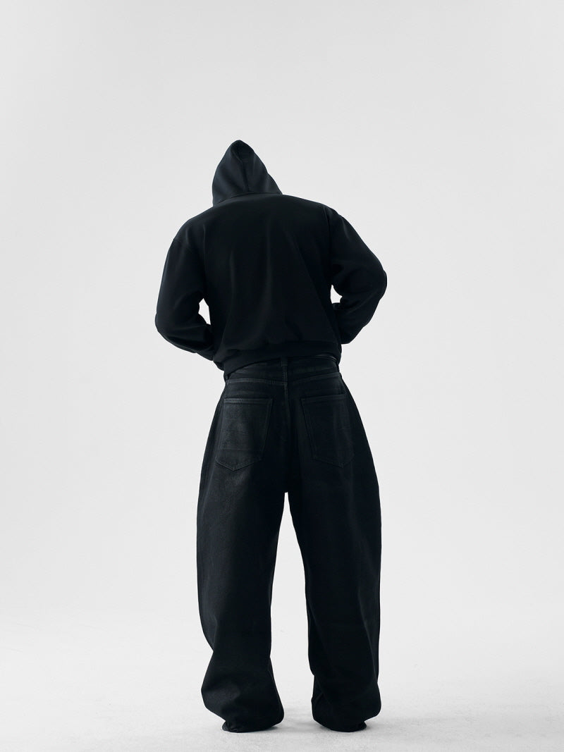 Cinched Waist Boxy Hoodie