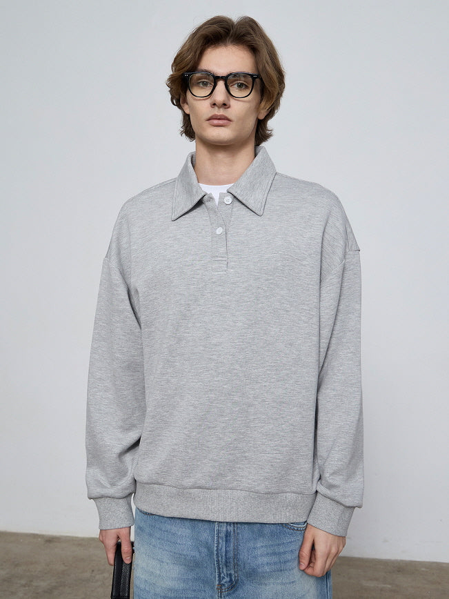 Air Layer Polo Sweatshirt