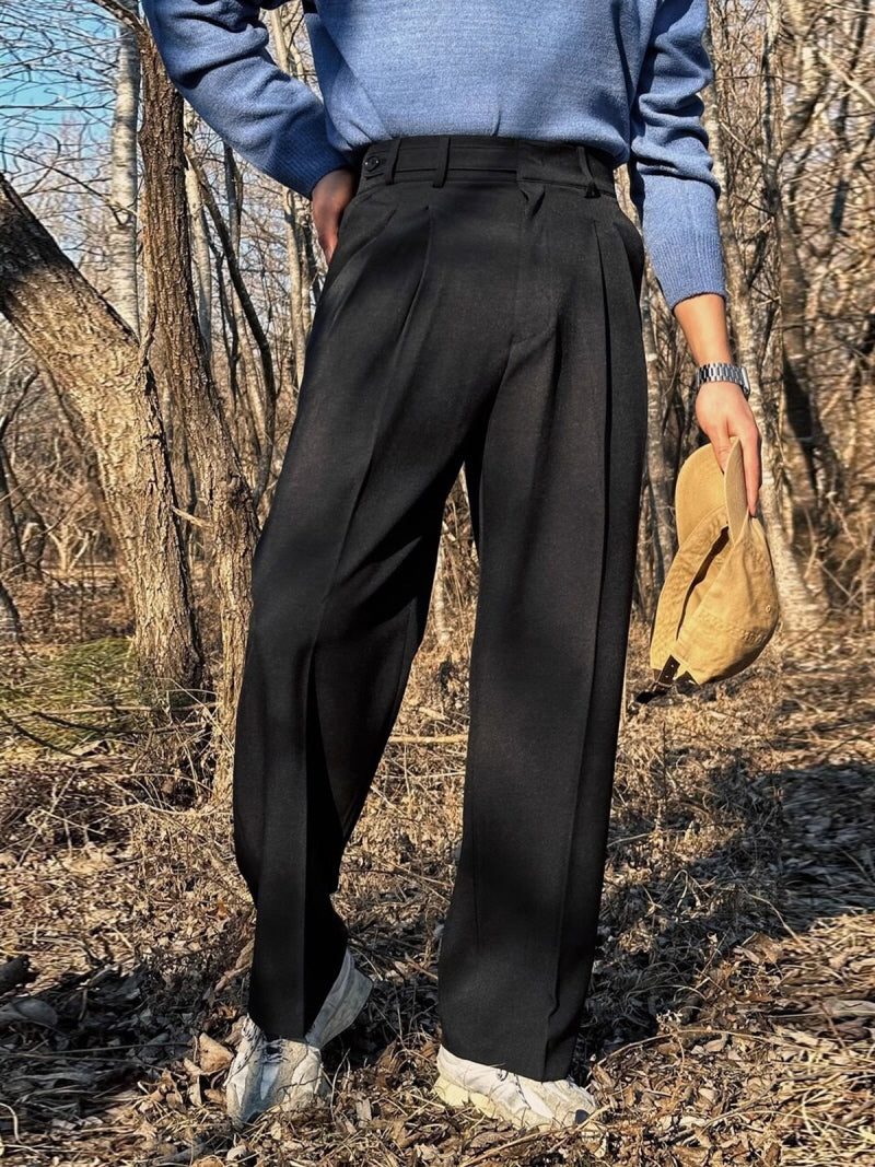 Thin Straight Slacks