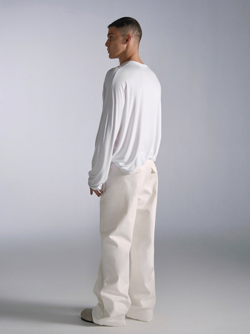 Classic White Straight Jeans