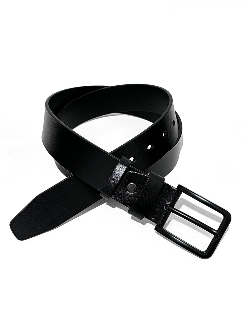 Classic Black Buckle Belt