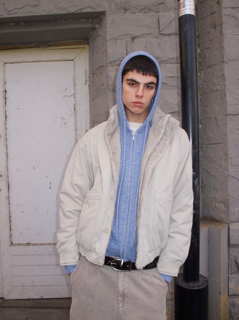 Vintage Mountain Fur Collar Jacket