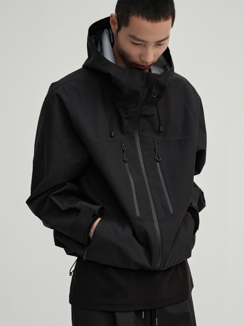 Hard Shell Waterproof Hooded Jacket