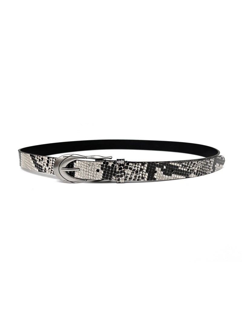 Niche Snake Pattern Belt